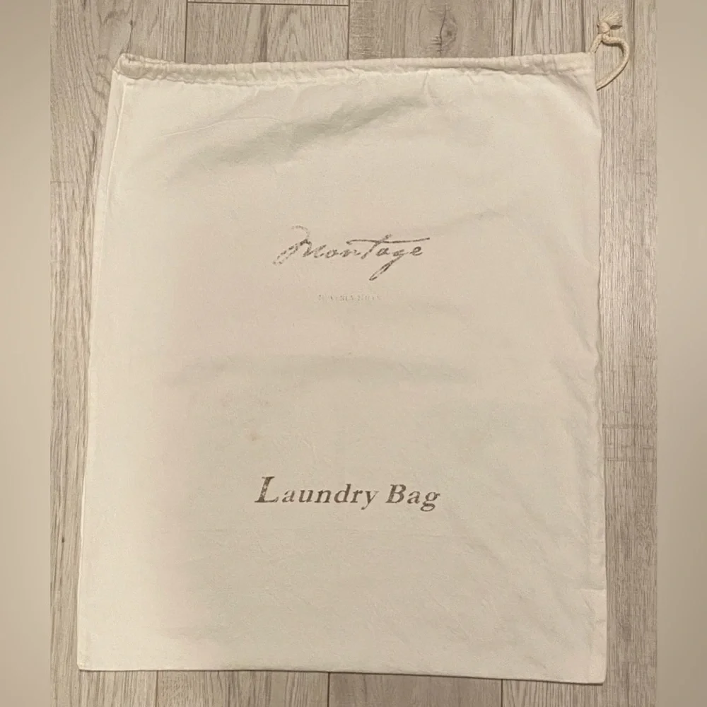 Montage Beverly Hills California Thick Cotton Drawstring Laundry Bag